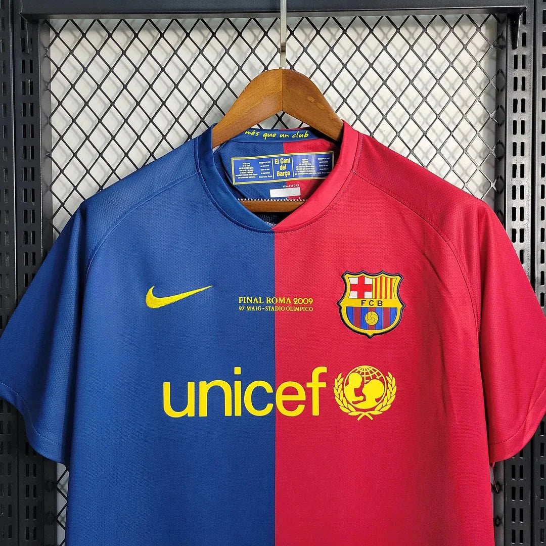 Barcellona 2008 UCL Maglia Home