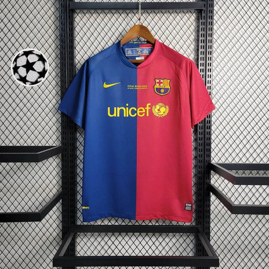 Barcellona 2008 UCL Maglia Home