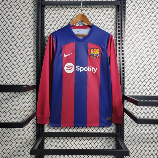 Barcelone 2023 Maillot Domicile Manches Longues