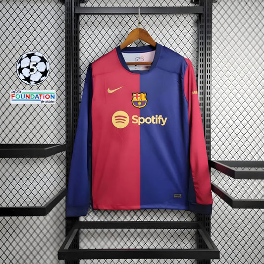 Maillot Domicile manches longues Barcelone 2024