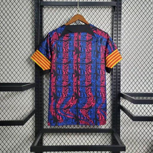 Maillot Barcelone 2023 Bleu+Rose