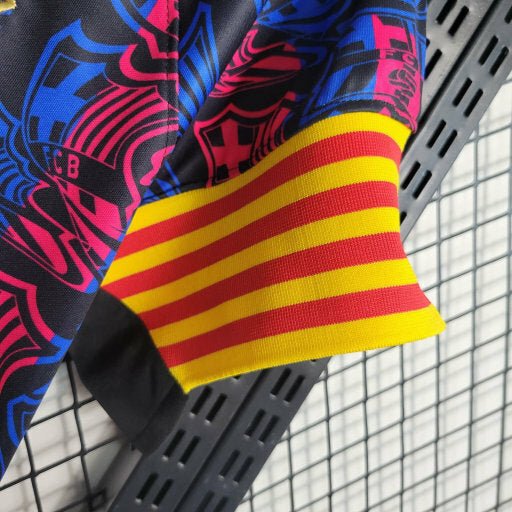 Maillot Barcelone 2023 Bleu+Rose