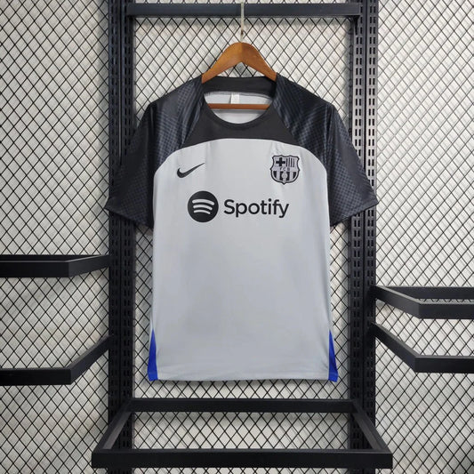 Maillot d'entraînement gris clair Barcelone 2023