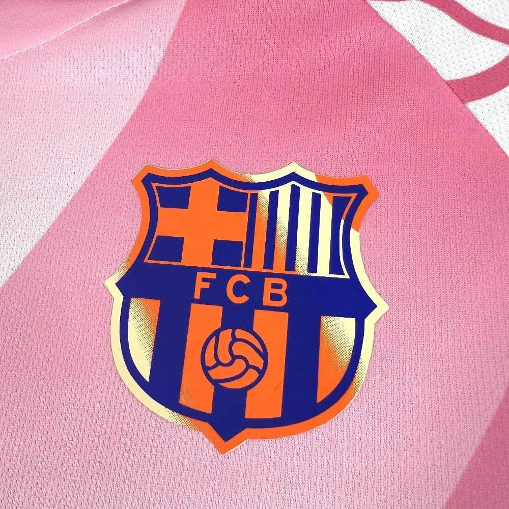 Barcellona 2025 White/Pink Special Maglia