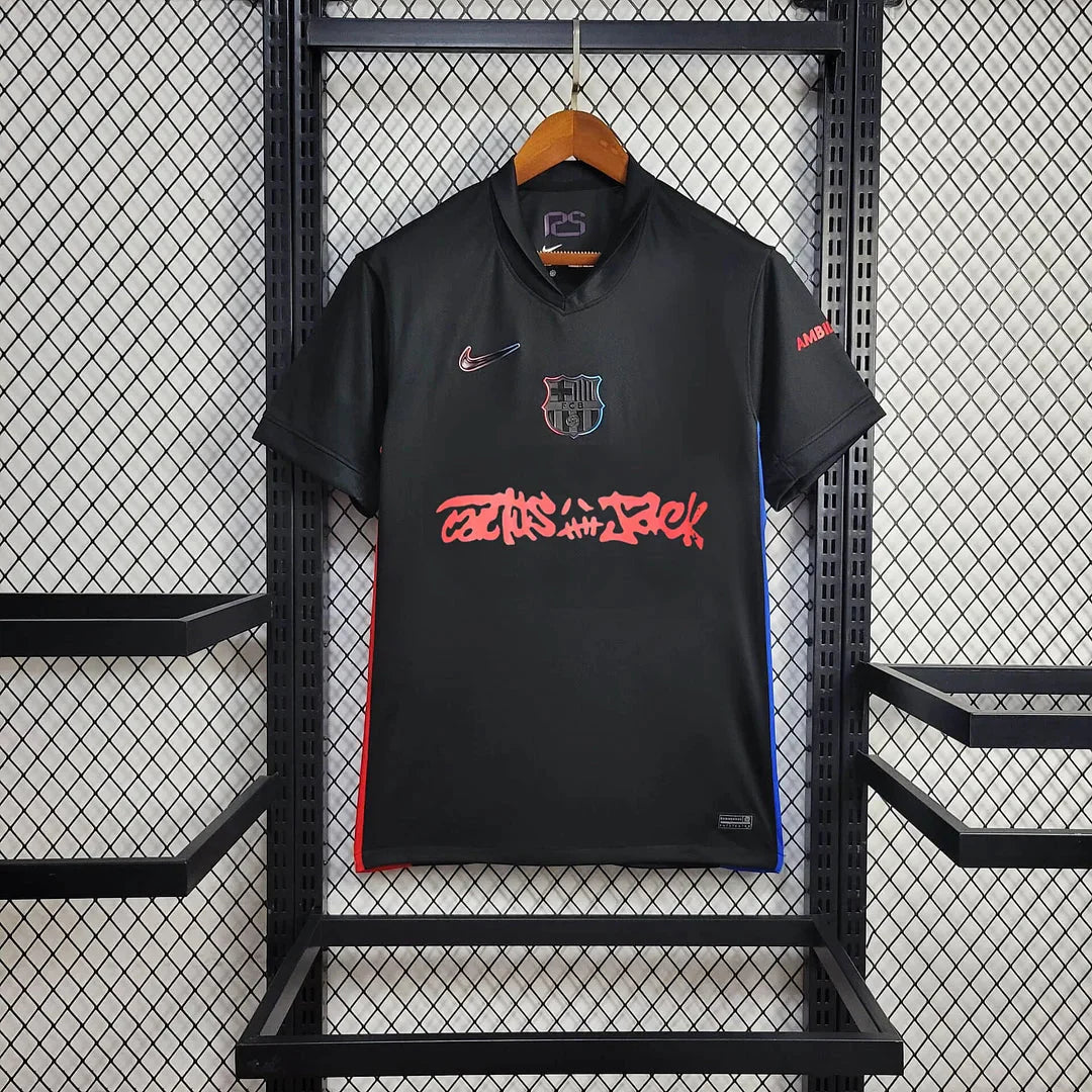Barcelone x Travis Scott 2024 Maillot Spécial Non Sorti