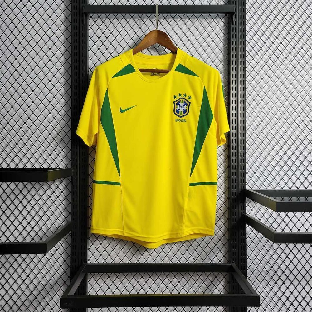 Brésil 2002 Maillot Domicile