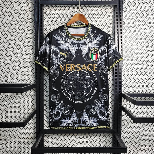 Italia × Versace 2024 Black Special Maglia