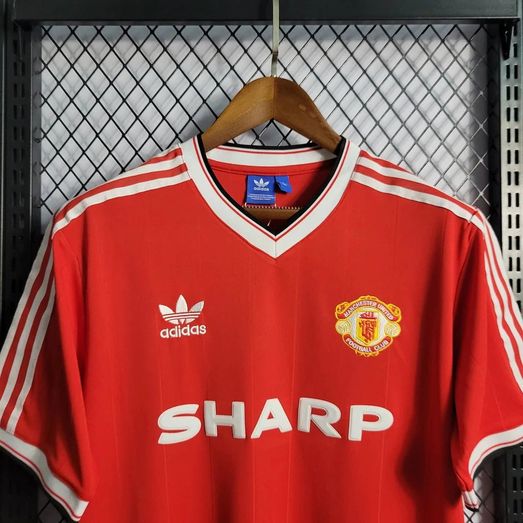Manchester United 1983 Maillot Domicile