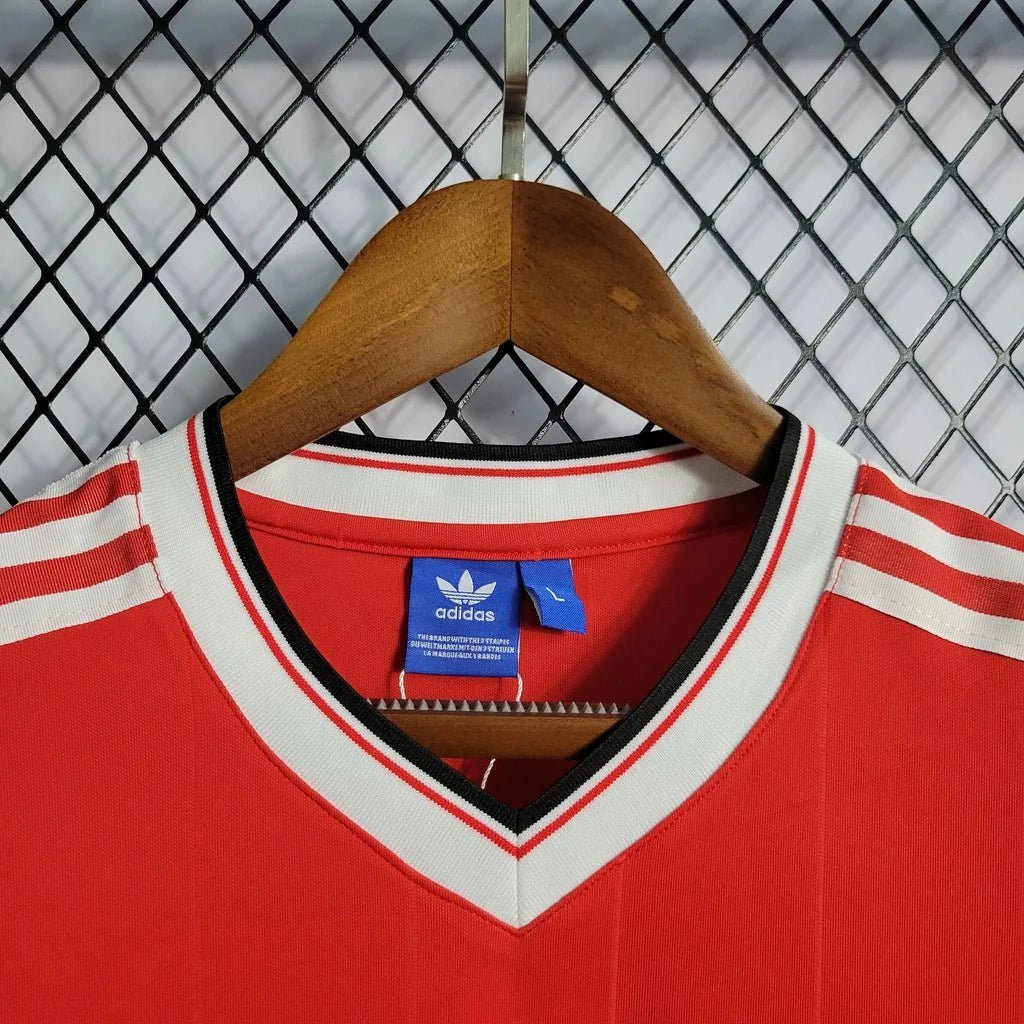 Manchester United 1983 Maillot Domicile