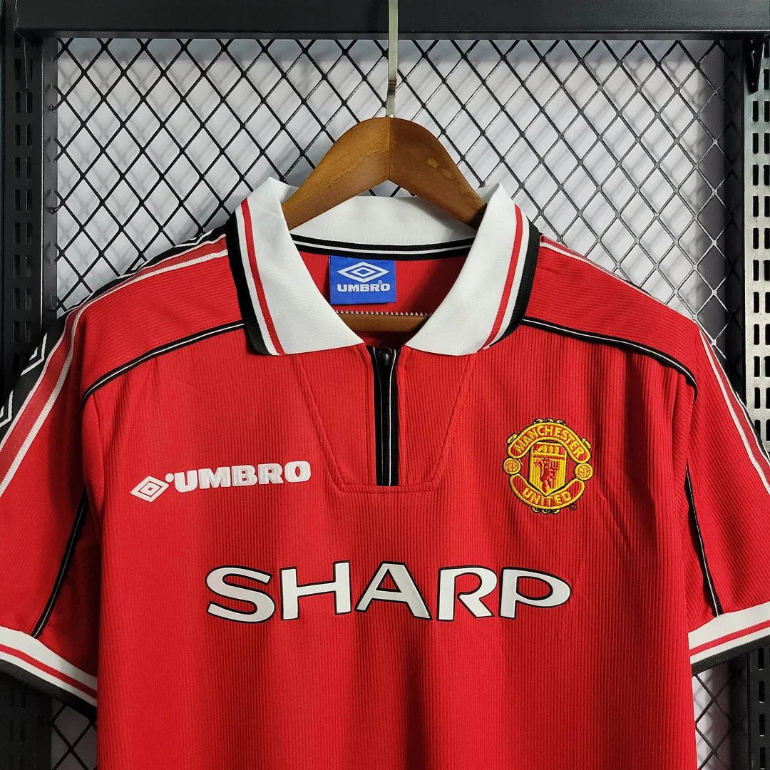 Manchester United 1998 Maillot Domicile