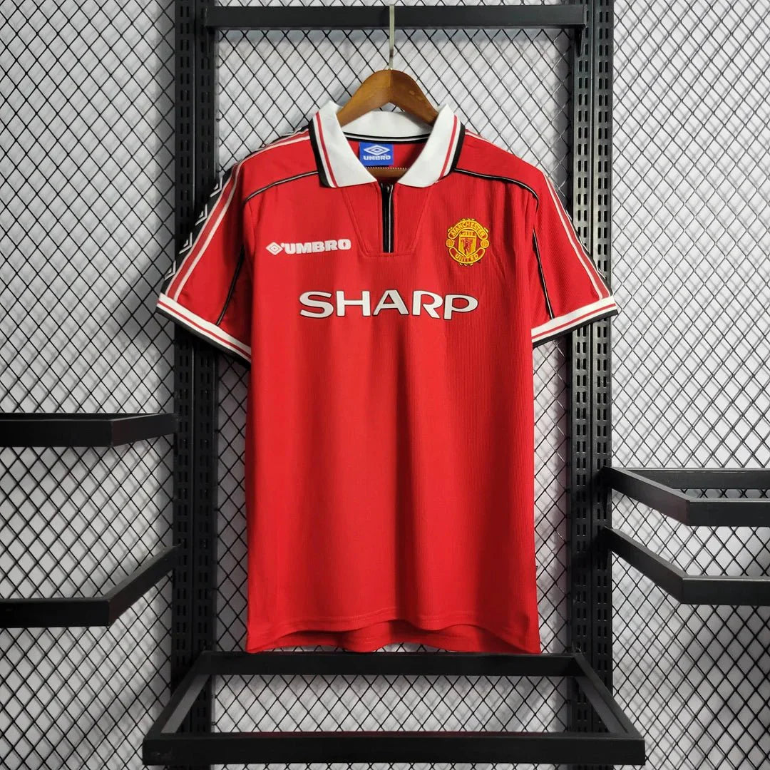 Manchester United 1998 Maillot Domicile