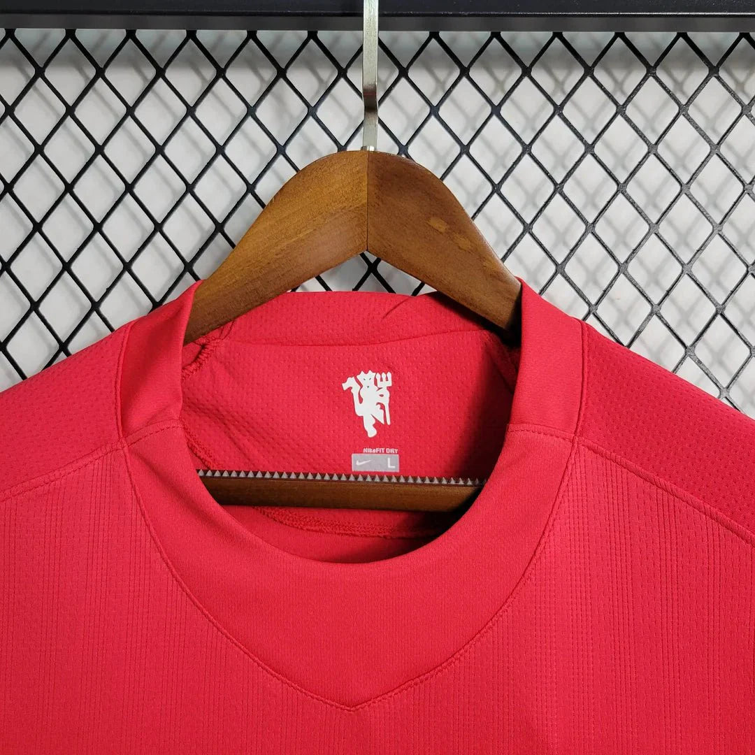Maillot domicile Manchester United 2007 L/S UCL