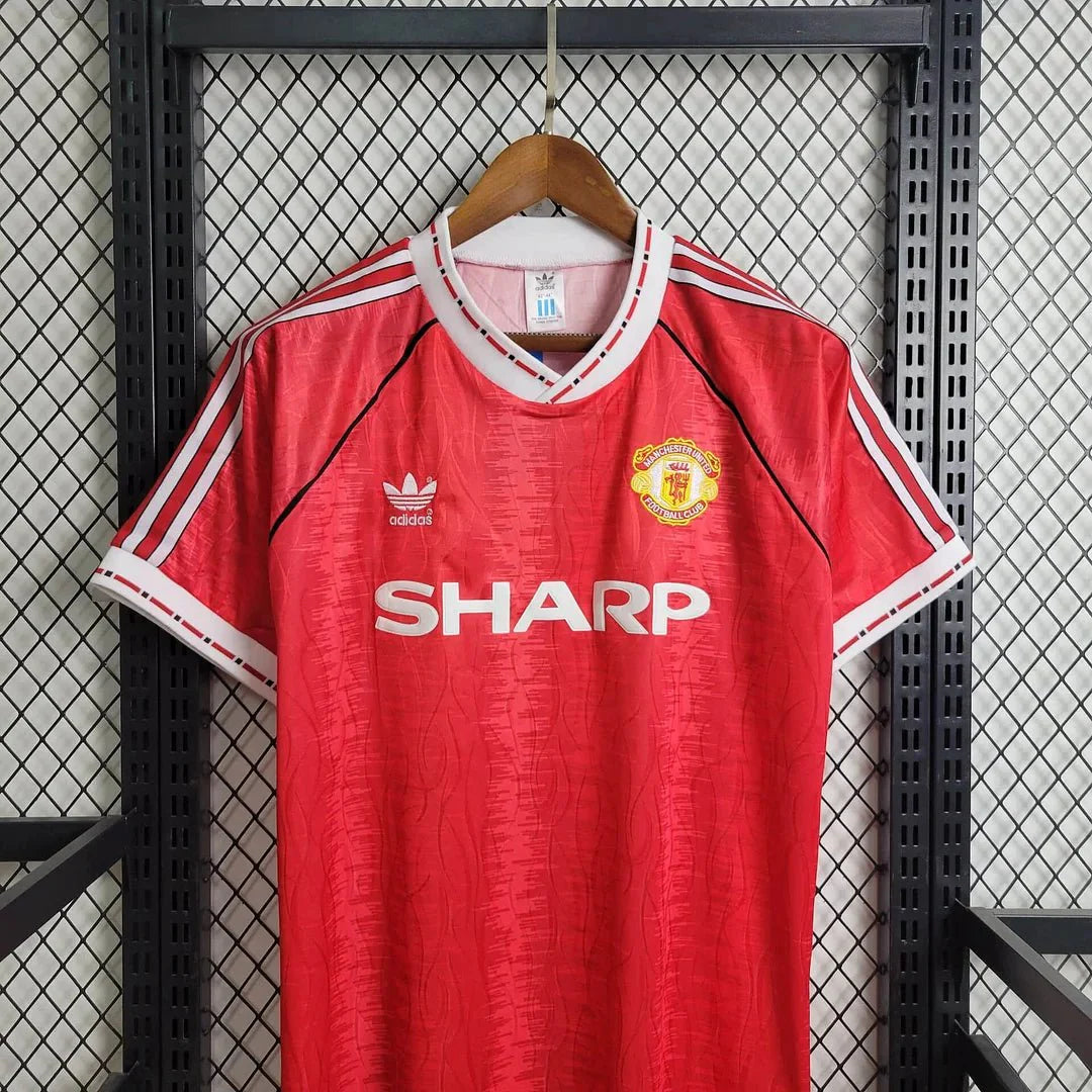 Manchester United 1990 Maillot Domicile