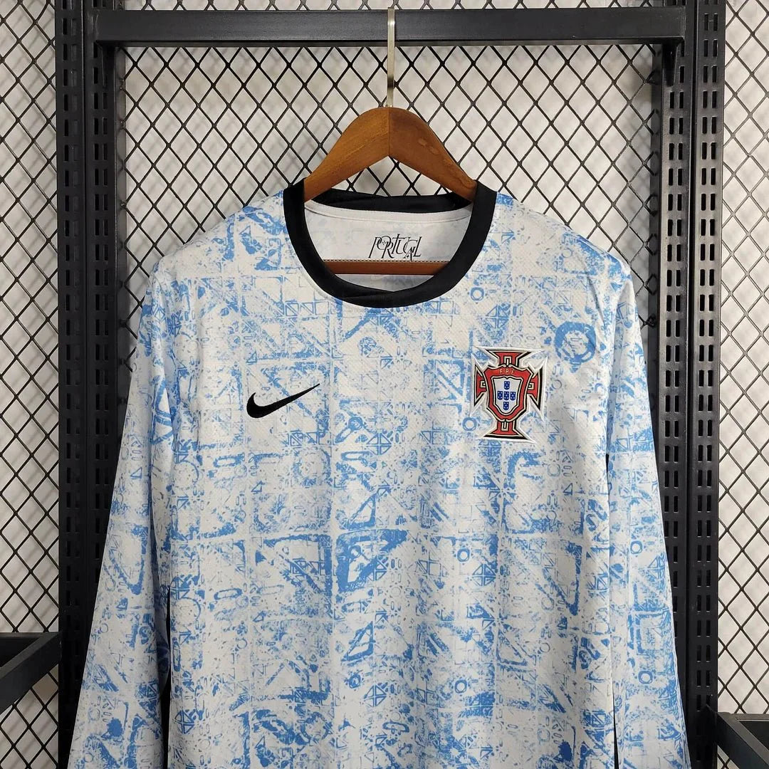 Portugal 2024 Maillot Extérieur Manches Longues