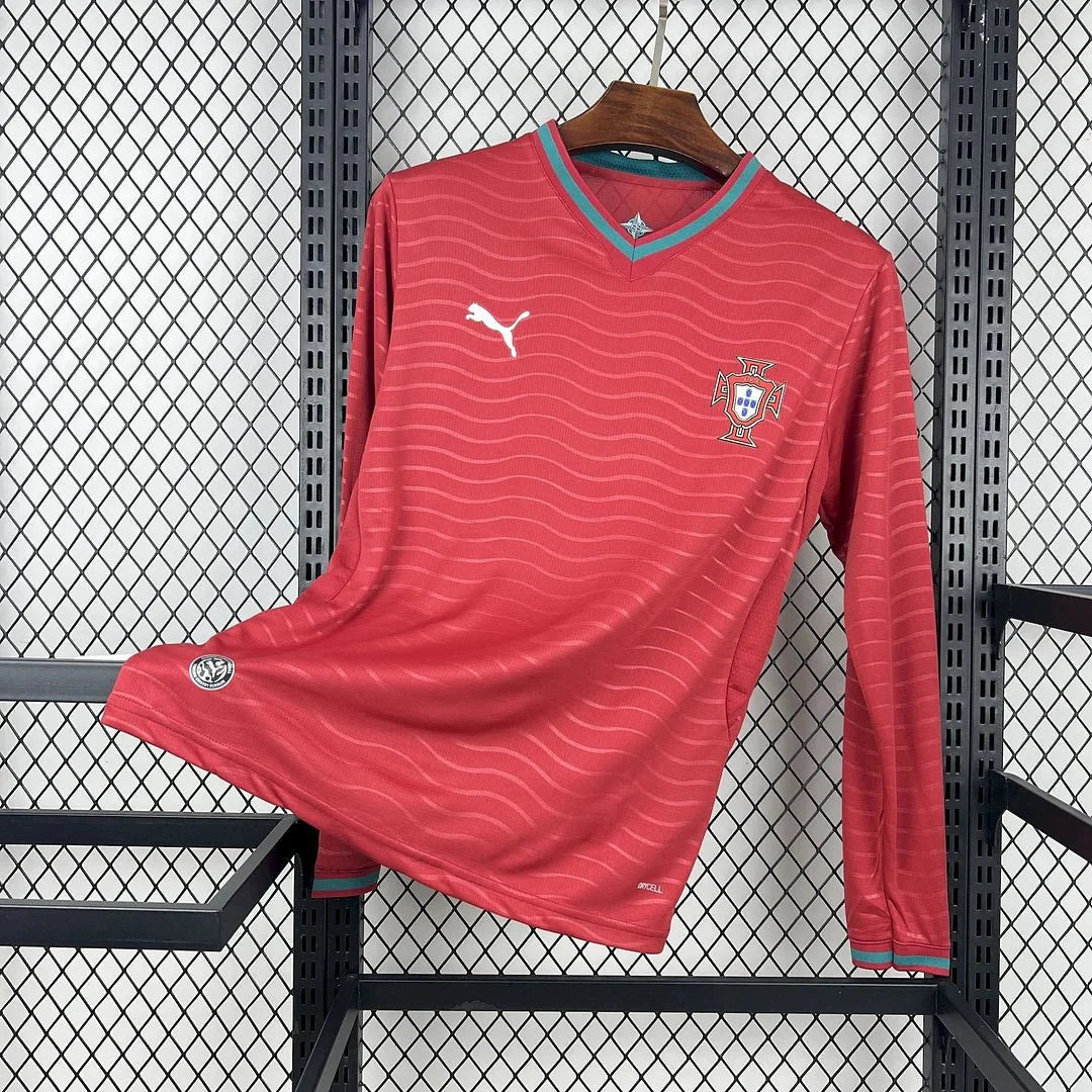 Portugal Coupe du Monde 2026 Maillot Domicile Manches Longues