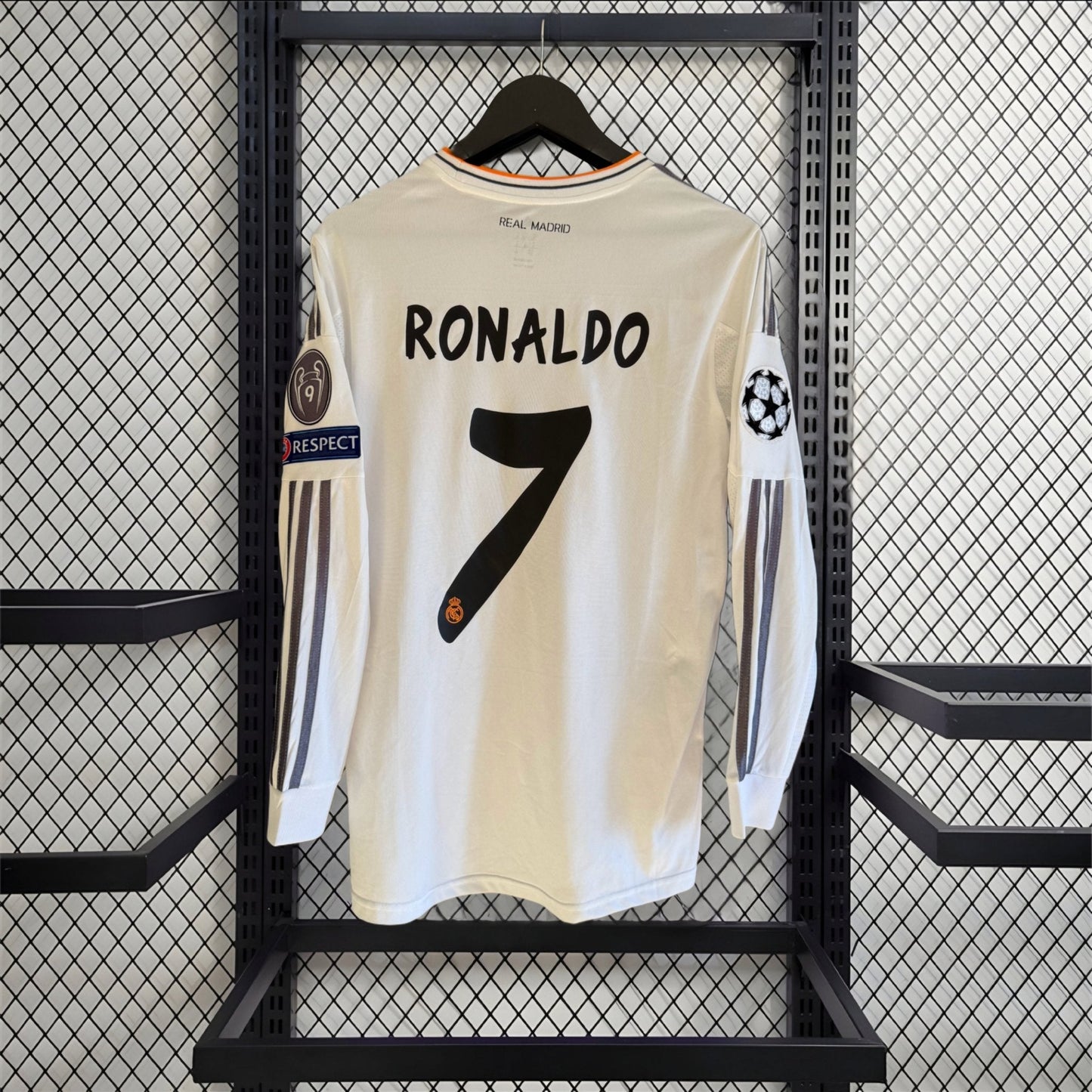 Maillot du Real Madrid 2013 Domicile Manches Longues UCL