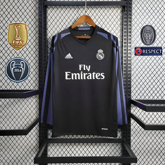 Real Madrid 2016 L/S Maglia Third