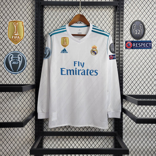 Real Madrid 2017 L/S Maglia Home
