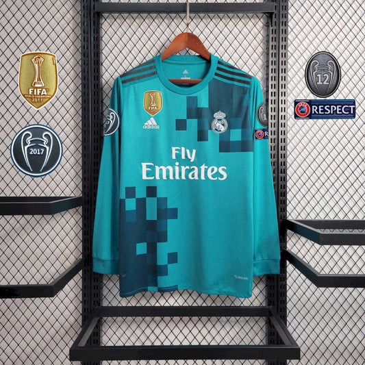 Real Madrid 2017 L/S Maglia Third