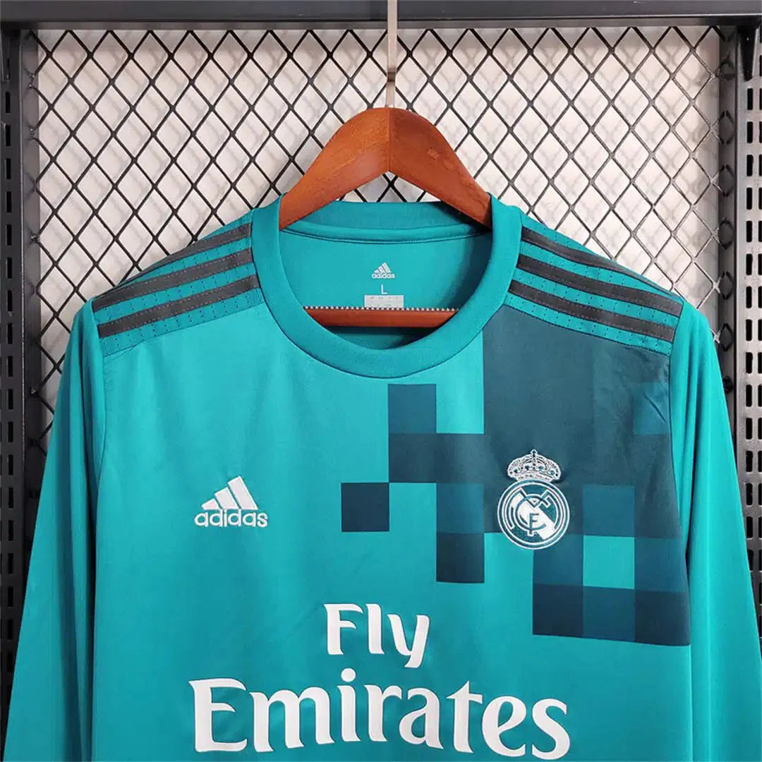 Real Madrid 2017 L/S Maglia Third