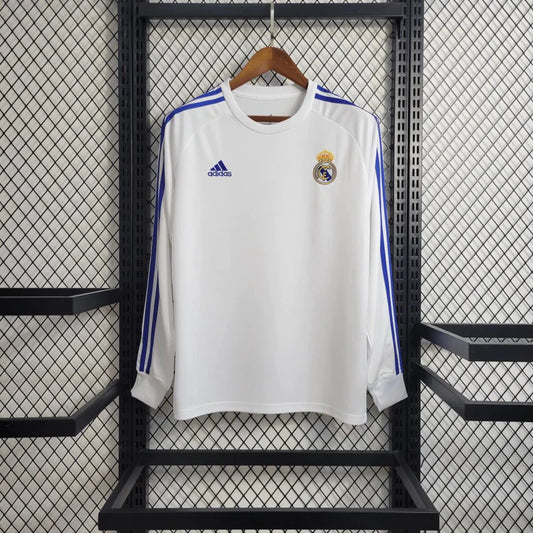 Real Madrid 2019 L/S White Training Maglia