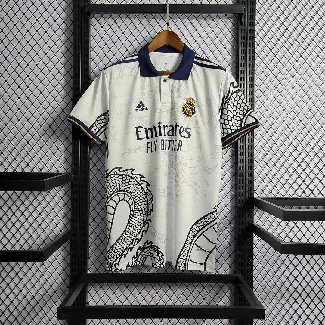 Maillot spécial dragon blanc Real Madrid 2024