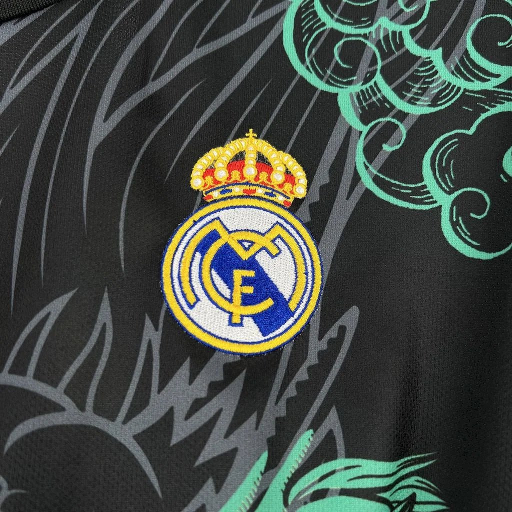 Real Madrid 2025 Maillot spécial Dragon émeraude