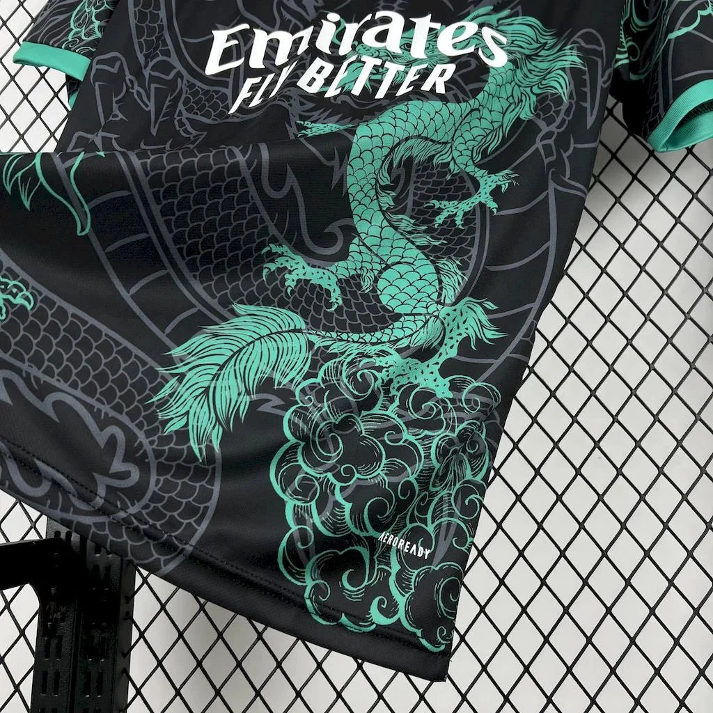 Real Madrid 2025 Maillot spécial Dragon émeraude