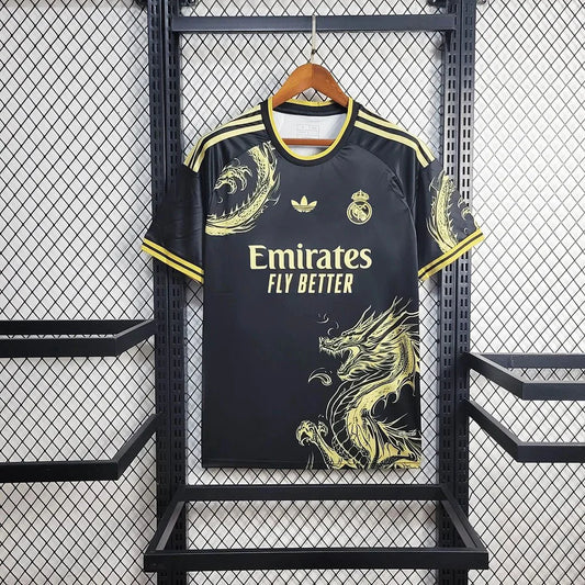 Real Madrid 2025 Gold Dragon Special Maglia