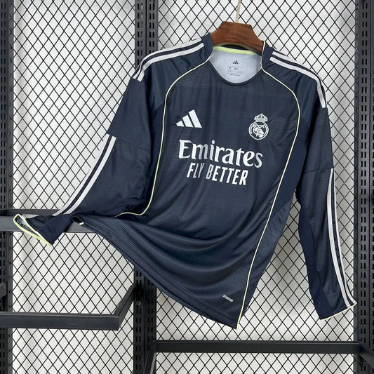Real Madrid 2025 L/S Maglia Away