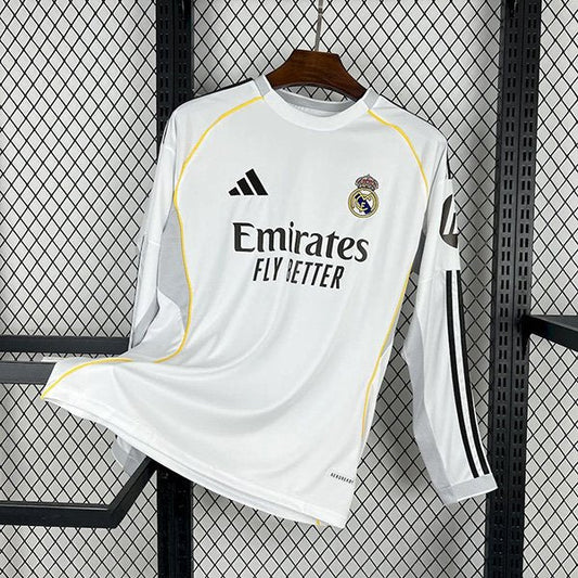 Real Madrid 2025 L/S Maglia Home