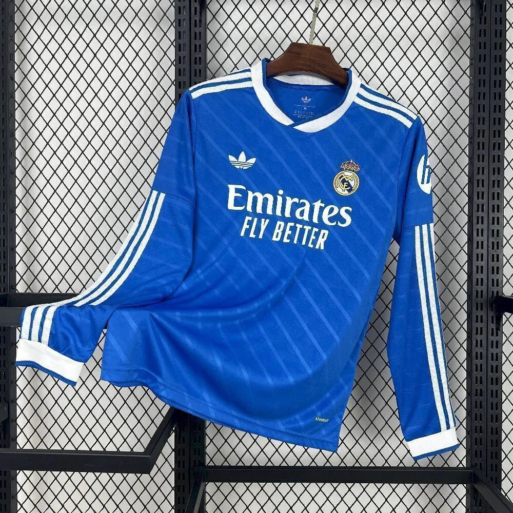 Real Madrid 2025 L/S Maglia Third
