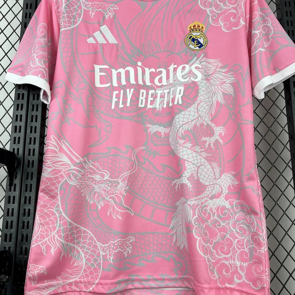 Real Madrid 2025 Pink Dragon Special Maglia